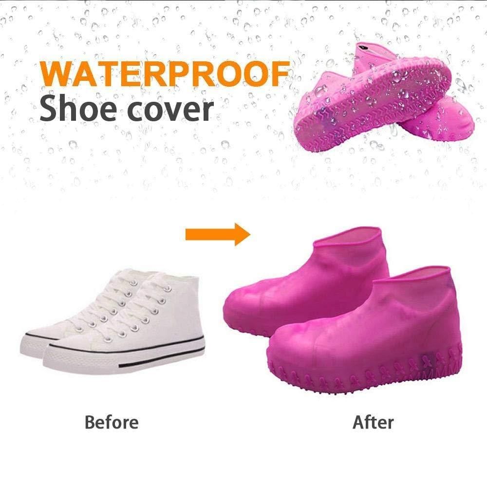 Shoeild | Waterproof Rainproof Shoes Cover Water Resistant Silicone Shoe Covers Shoeild (Pack of 2)
