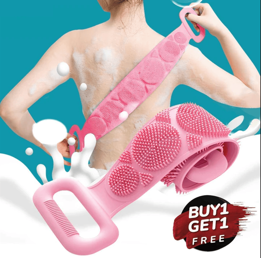 Silicone Long-Handle Bath Brush - Buy 1 Get 1 Free Silicone Long-Handle Bath Brush - Buy 1 Get 1 Free