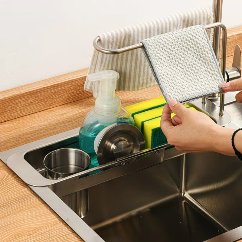 DrainNest Expandable Sink Rack