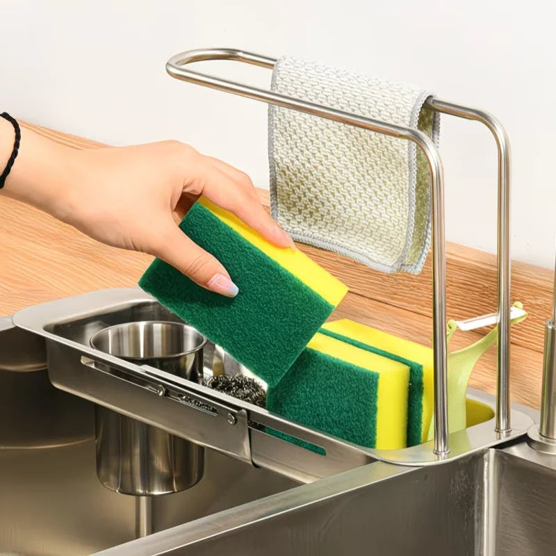 DrainNest Expandable Sink Rack