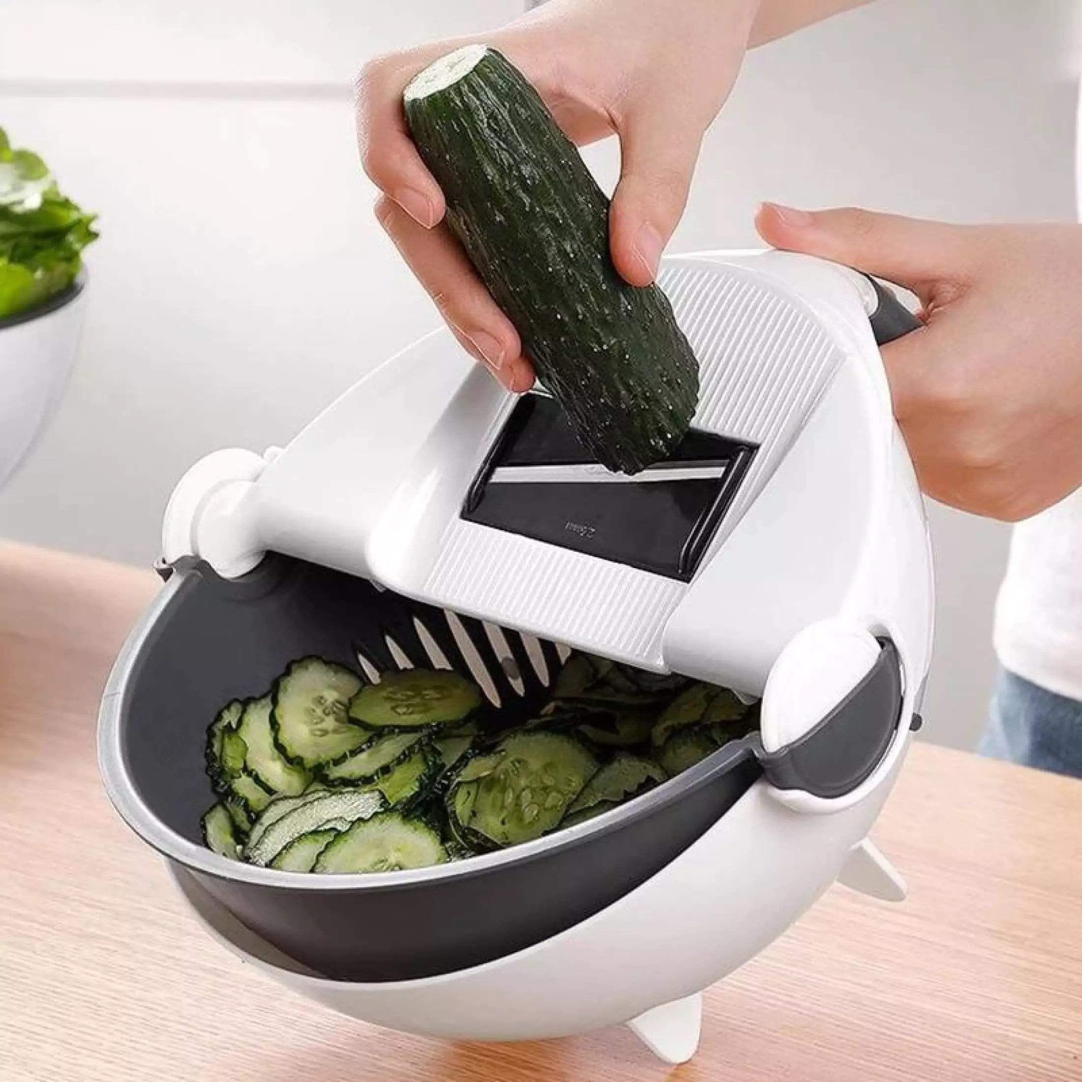 Slickio™  Vegetable Cutter | Multifunctional Slicer Cutter Vegetable Strainer Potato Carrot Grater Slickio™  Vegetable Cutter Zaavio®
