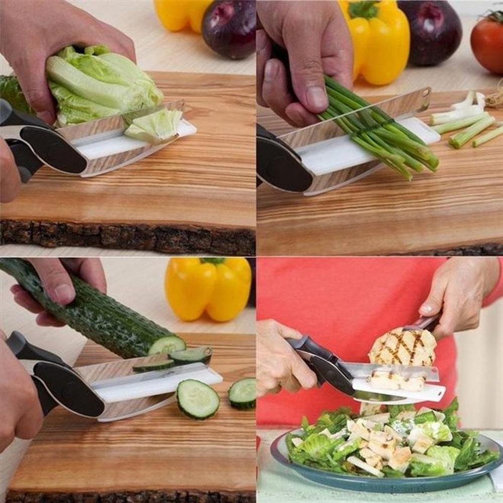 Slickut™ | Vegetable Cutter Chopper Hand Machine Onion Potato Carrot Cutter Slickut™ Zaavio®