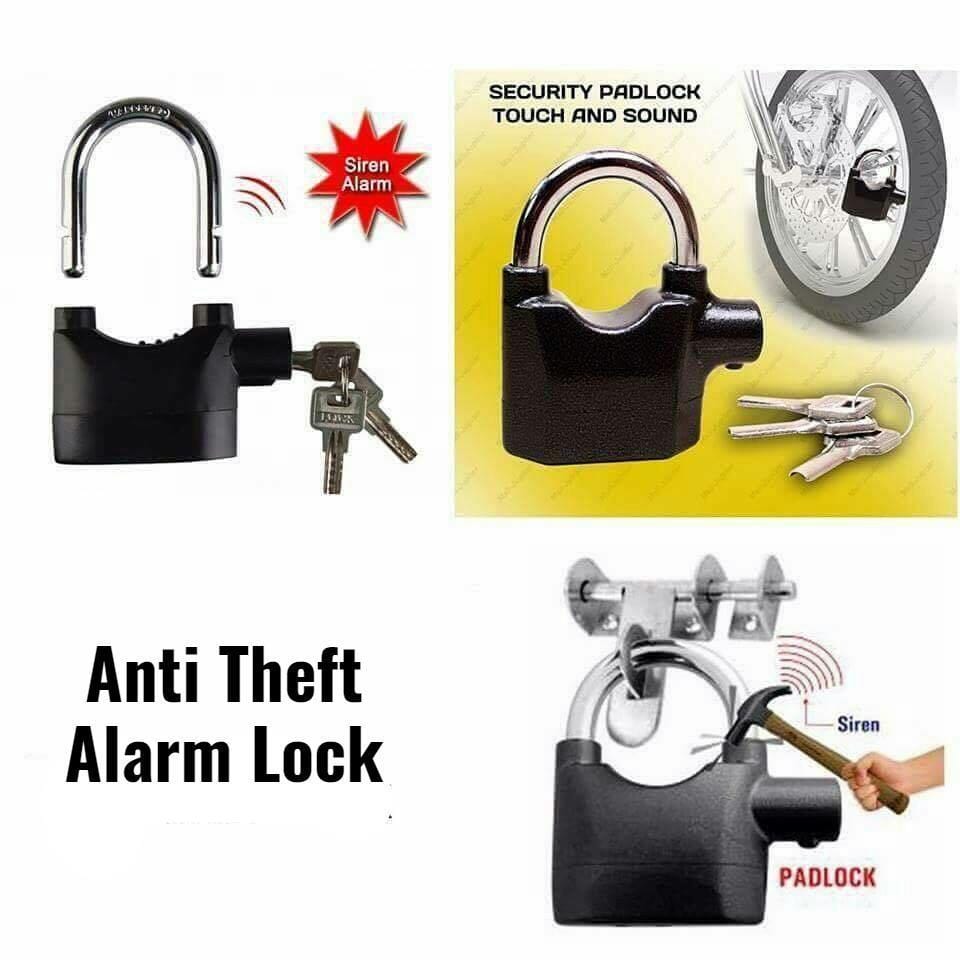 Smart Door Alarm PadLock Sensor Lock for Bike Waterproof - Motion Sensor Alarm Lock Motion Sensor Alarm Lock