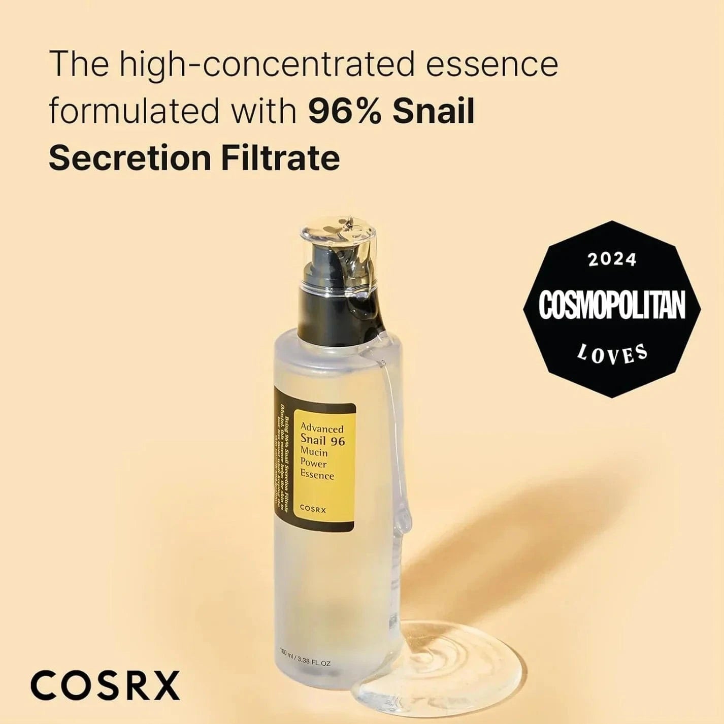 Snail 96 Mucin Power Essence (Buy 1 Get 1 Free) | Snail Mucin Glowing Skin Care Clear Skin Essence For Face Snail 96 Mucin Power Essence (Buy 1 Get 1 Free)