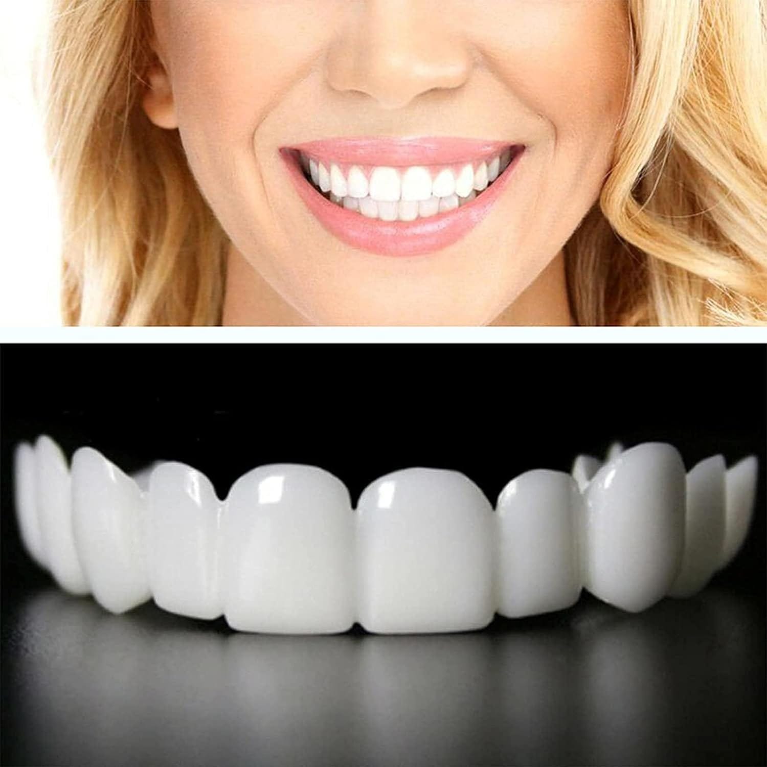 Snap-on Dentures | White Teeth Braces Clip On Veneer Teeth Perfect Dental Braces Snap-on Dentures