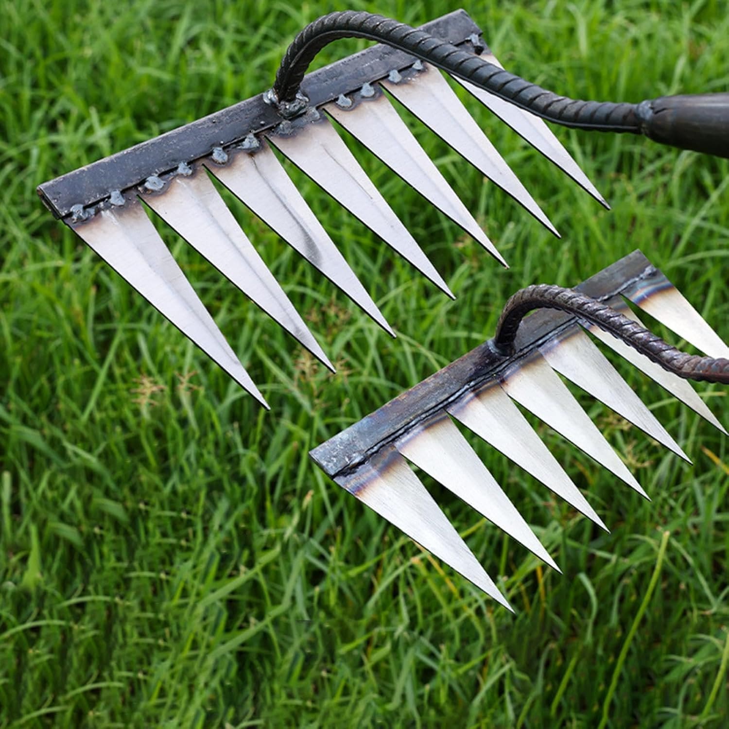 Soilspikezy™ | Garden Tools Planting Implements Rake Tool Equipment  Soilspikezy™ Steel Nail Rake Zaavio.co®