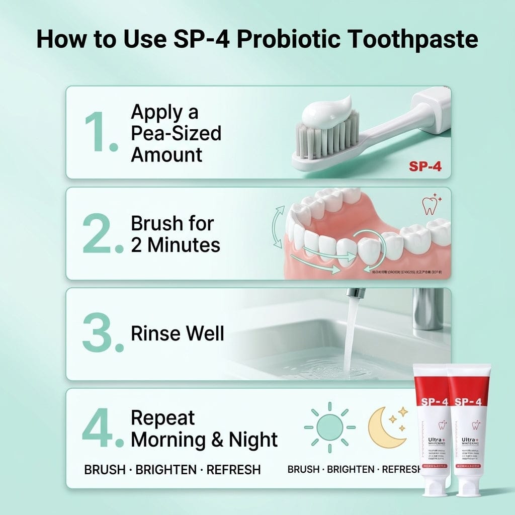 SP-4 Probiotic Brightening and cleaning toothpaste(Pack of 2) SP-4 Probiotic Brightening and cleaning toothpaste(Pack of 2)