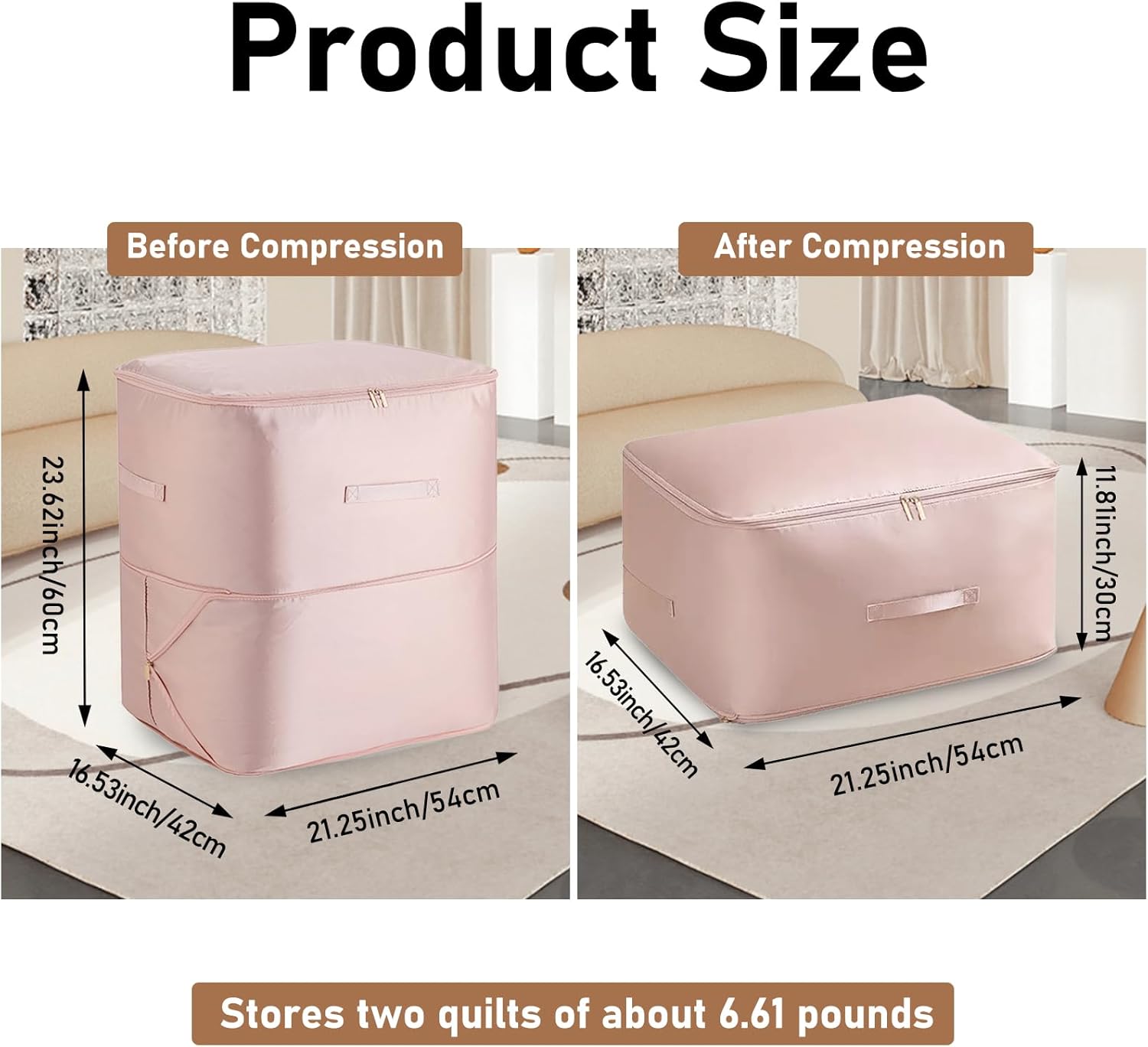 Space Saving Self Compression Organizer | Wardrobe Organiser Clothes Storage Bag Shelf Organizer Ultra Space Saving Self Compression Organizer