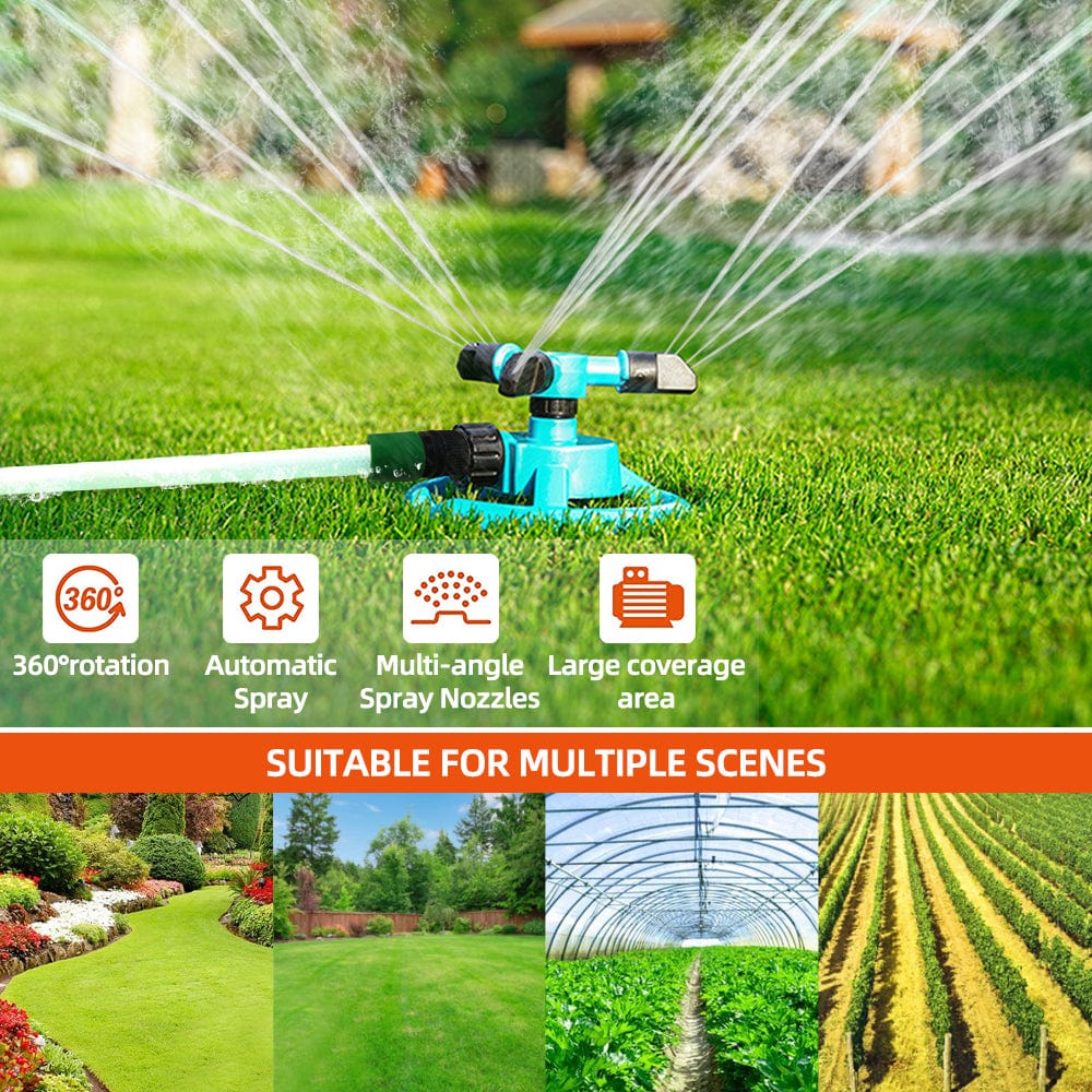 Sprinklers Irrigation Systems Garden Sprays  - 360° Rotating Water Sprinkler 360° Rotating Water Sprinkler for Garden