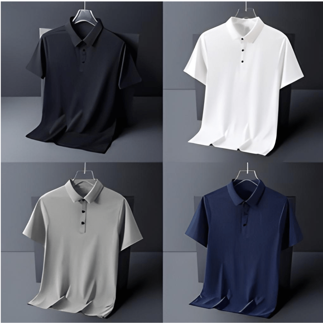 T shirt Polo Mens Tshirt Collar Tshirt Men Tops Regular Fit - Polo T-Shirt (Buy 1 Get 3 Free) Men'S T-Shirt (Buy 1 Get 3 Free)