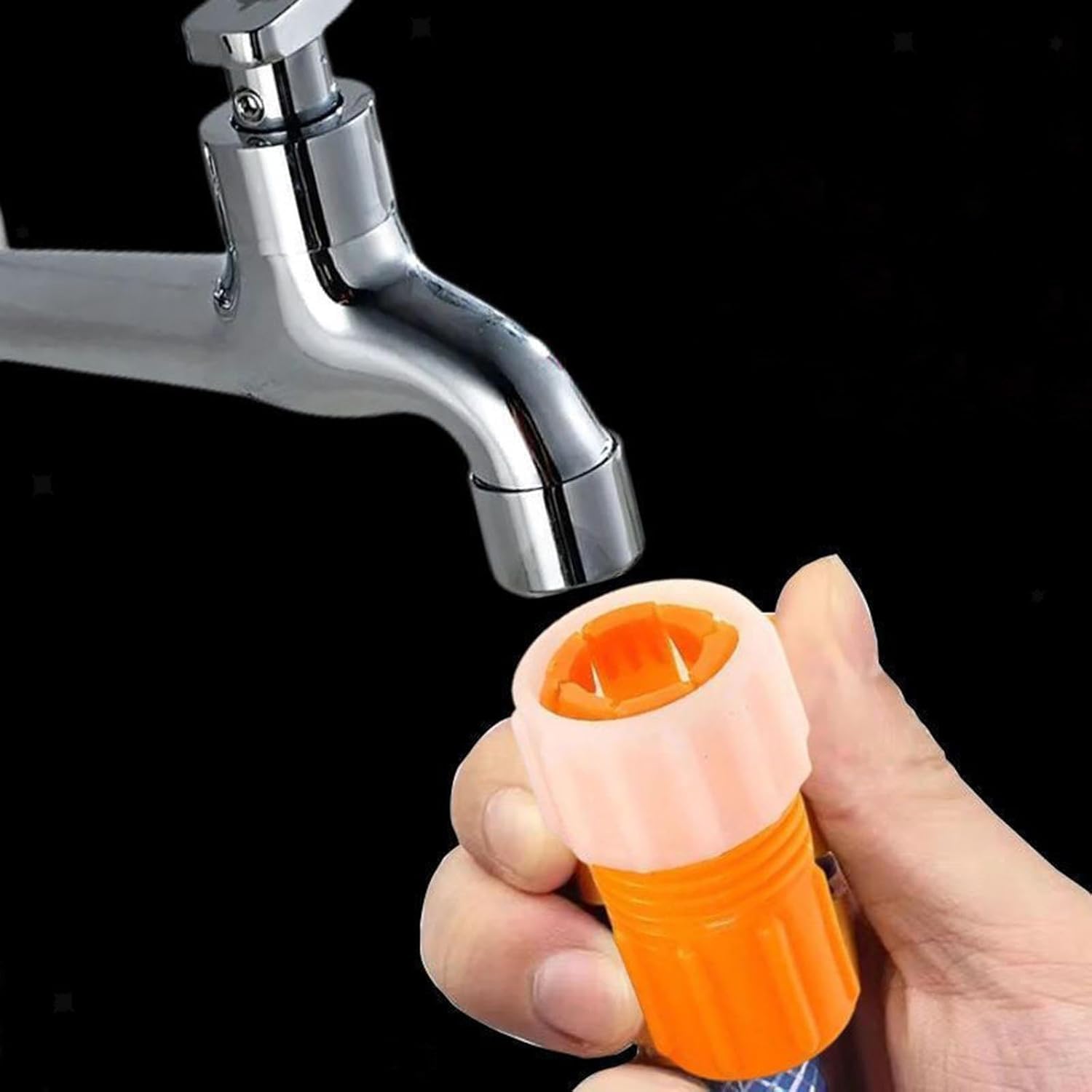 Tapzio™ (Pack of 2) | Hose Pipe Connector Water Garden Quick Connect Tap Plastic Pipe Tapzio™ Pipe Connector (Pack of 2) Zaavio.co®
