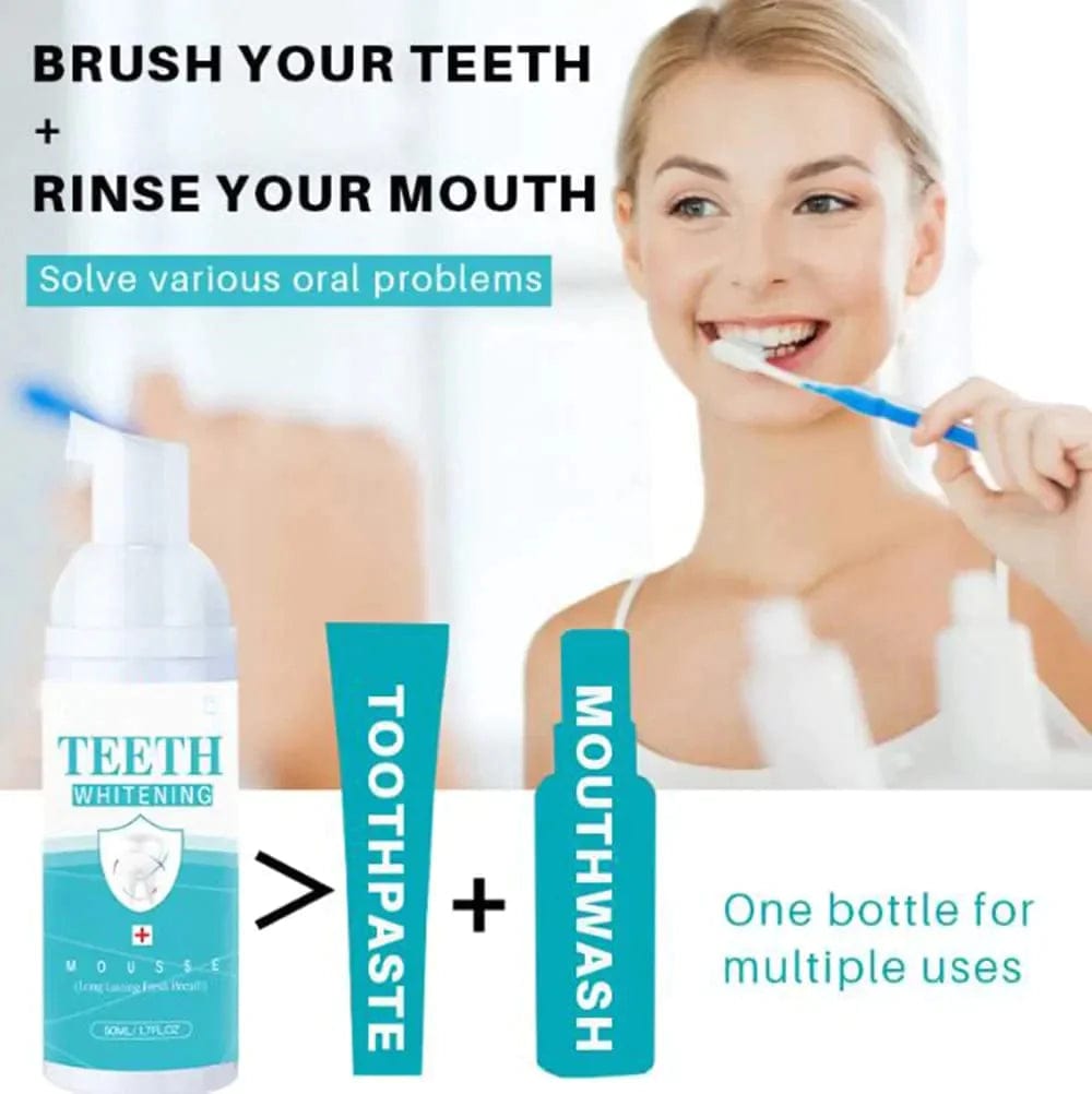 Teeth Whitening Mousse Foam Toothpaste Dental Stain Tartar Remover Foam Toothpaste