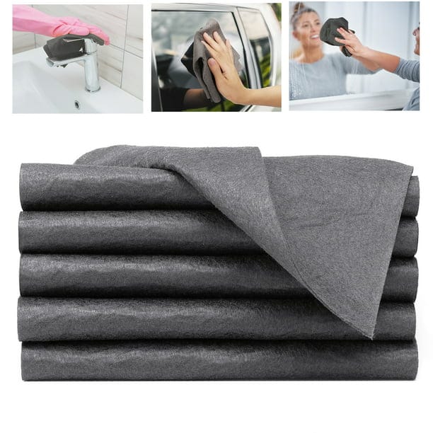 Thickened Magic Cleaning Cloth (Pack of 5) | Microfiber Cloth Cleaning Glass Kitchen Wipe Cloths Material Thickened Magic Cleaning Cloth (Pack of 5) Zaavio.co®