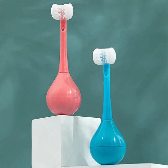 Three-sided Children's Toothbrush (Set of 2) Tumbler Three-sided Children's Toothbrush (Set of 2)