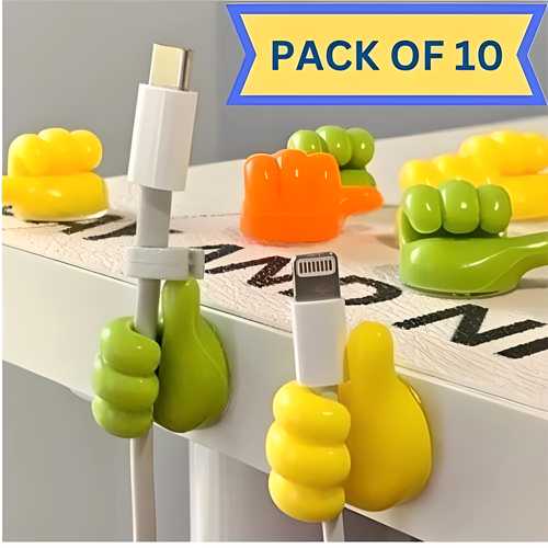Thumbs Up Shape Wall Hook (Set of 10) Thumbs Up Shape Wall Hook (Set of 10)