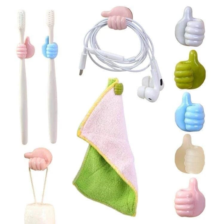 Thumbs Up Shape Wall Hook (Set of 10) Thumbs Up Shape Wall Hook (Set of 10)