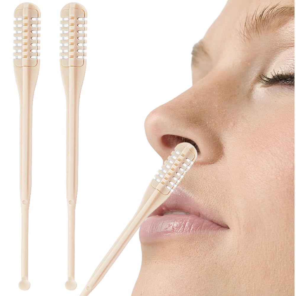 Trimtechzy™ (Pack of 10) | Nose Hair Trimmer Nasal Shaver For Men And Women Clipper Trimtechzy™ Double Sided Nose Hair Trimmer (Pack of 10) Zaavio.co®
