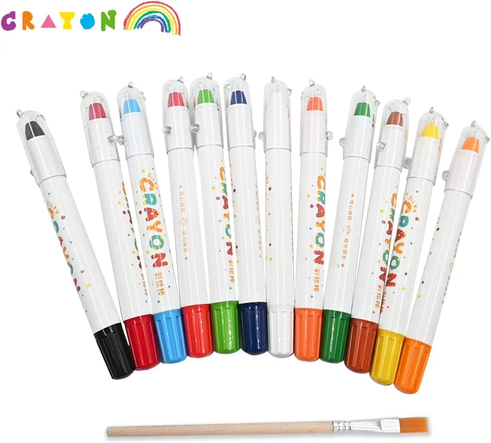 Ultra-Silky Twistable Gel Crayons | 12 color set Ultra-Silky Twistable Gel Crayons | 12 color set