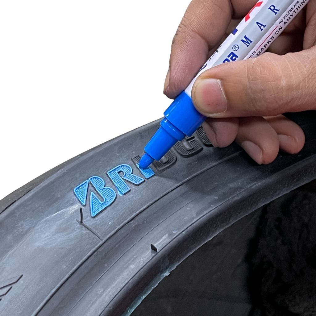 UniMarkerz (Set of 12 Pens) | Marker Pen Highlighter Tire Paint Pen Waterproof  UniMarkerz Multipurpose Waterproof Tire Paint Pen (Set of 12 Pens)