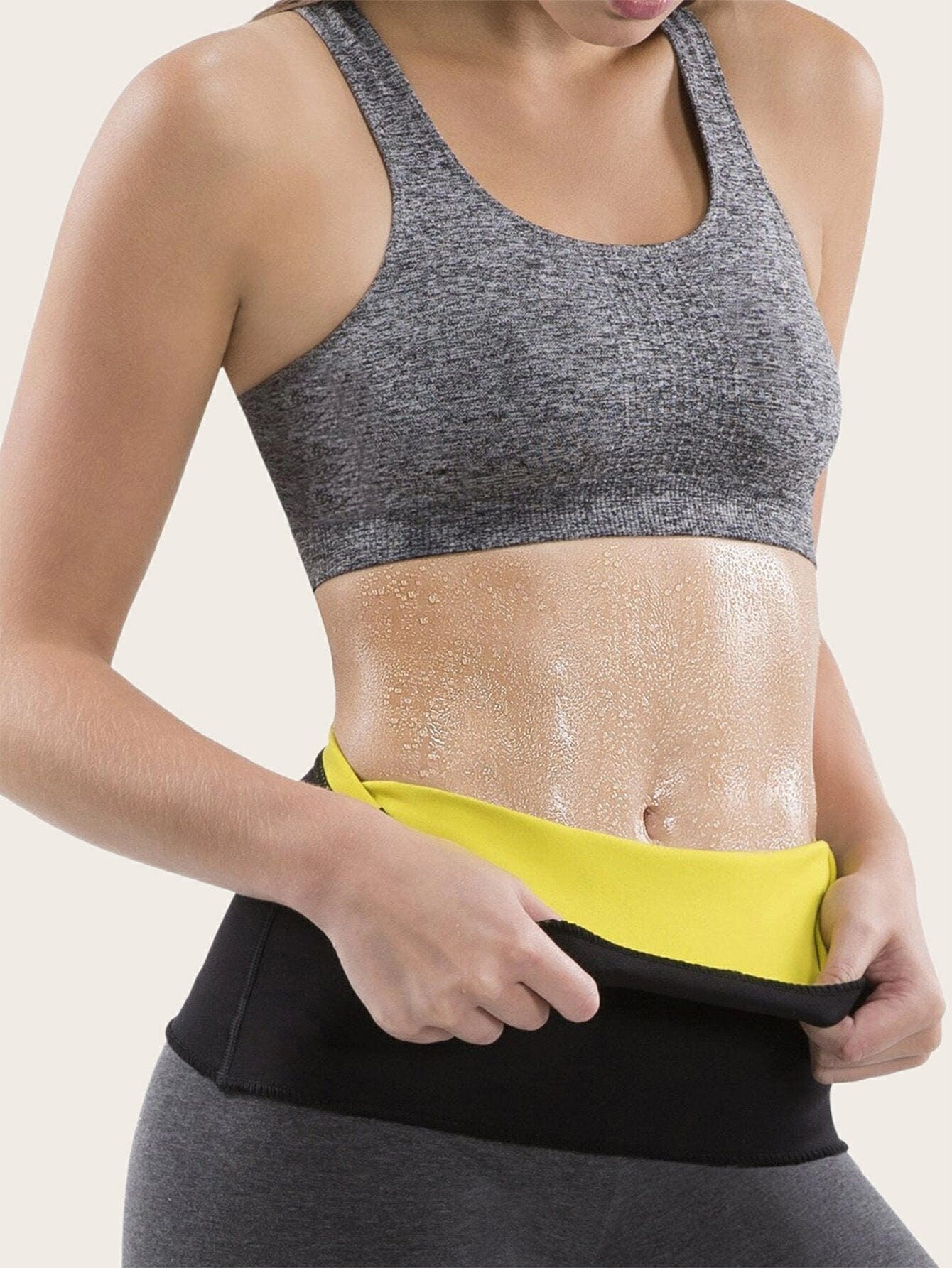 Unisex Body Shaper Hot Sweat Slimming Shaper Belt (Pack of 2) Waist Cinchers Unisex Sweat Shaper - Buy 1, Get 1 FREE!