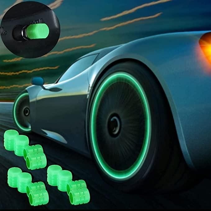 Universal Silicone Tyres Cap (Set of 4) | Car Tyre Valve Caps Air Comparison For Cars And Bikes Universal Silicone Tyres Cap (Set of 4)