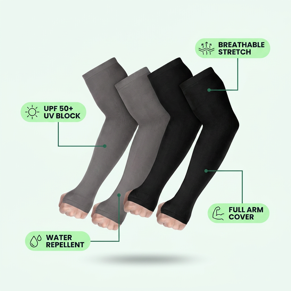 Waterproof Hand Sleeves for Sun And Water Protection