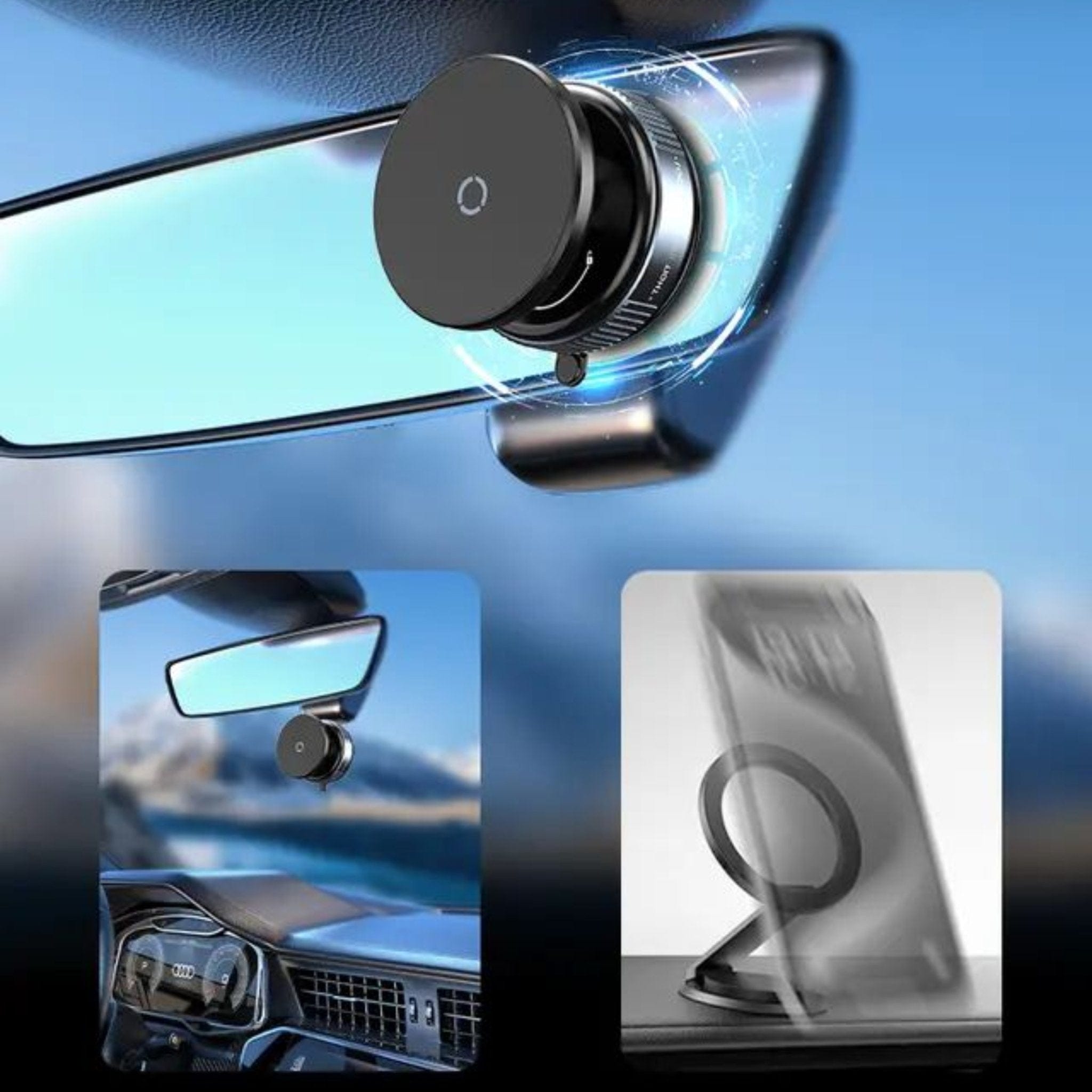 Vacuum Suction Magnetic Phone Mount | Pop Sockets Mag Safe Phone Holder Grip Suction Mount Vacuum Suction Magnetic Mount