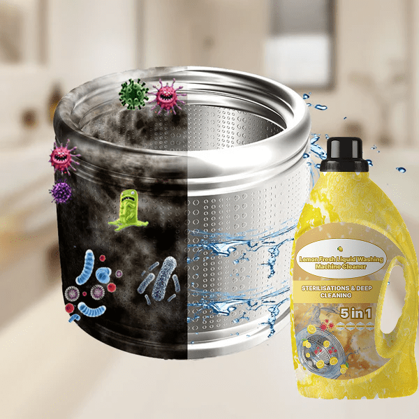 Washwizardzy™ (Pack of 3) | Washing Machine Cleaner Laundry Clothes Washer Drum Cleaning Washwizardzy™ Liquid Washing Machine Cleaner (Pack of 3) Zaavio.co®