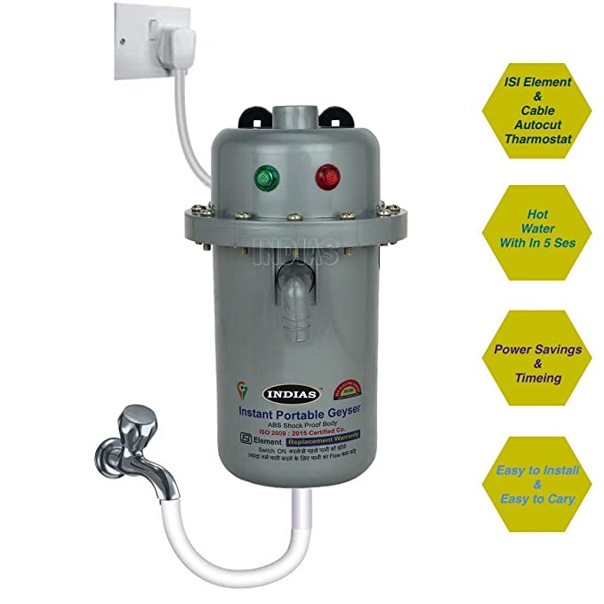 Water Heater Instant Geyser Electric Hot Water Portable Geyser - Aquazer™️ Aquazer™️ Zaavio®