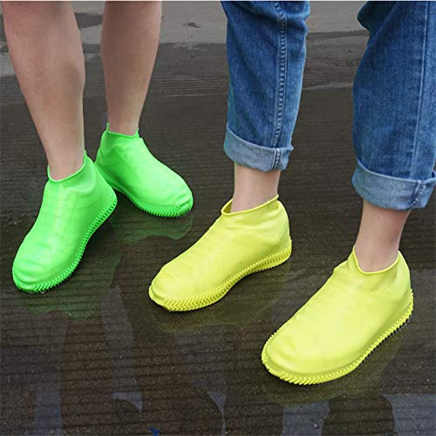 Waterproof Rainproof Shoes Cover Water Resistant Silicone Shoe Covers Waterproof Shoe Covers (Set of 2)