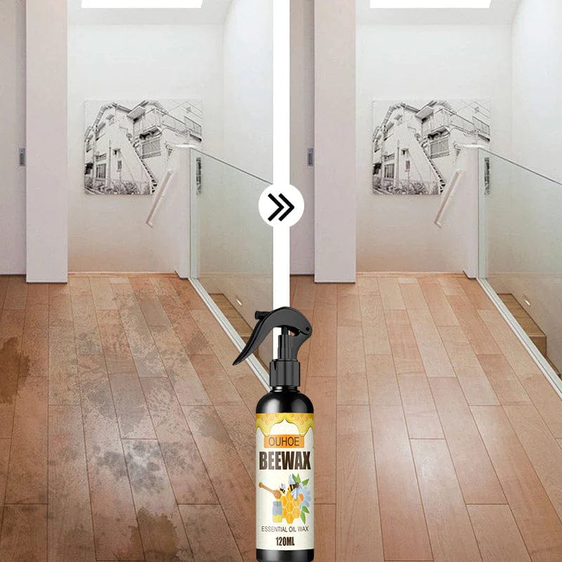 Wood Polish Furniture Spray Wood Floor Wax Cleaner Natural Polish - Furniture Wood polish for Cleaning (Pack of 2) Pack of 2 Beewax Furniture Polish Spray - Buy 1 Get 1 Free