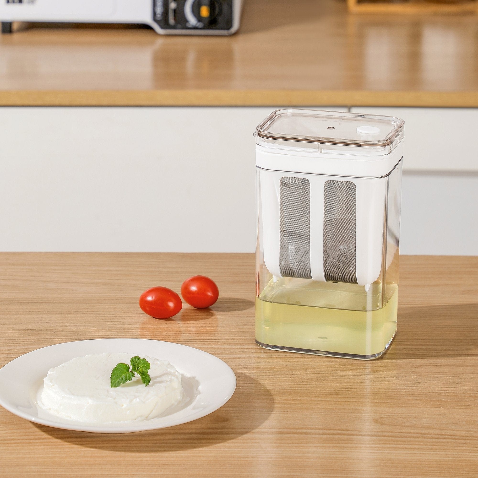 Yogurt Maker Strainer | Dairy Products Homemade Yogurt Making Process Yogurt Strainer