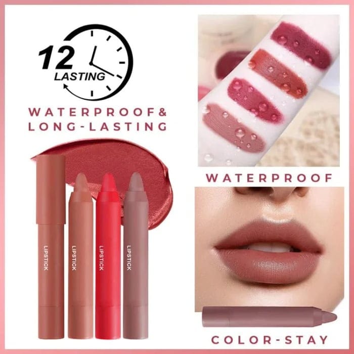 12 Colors Matte Lipstick Pen Zaavio®