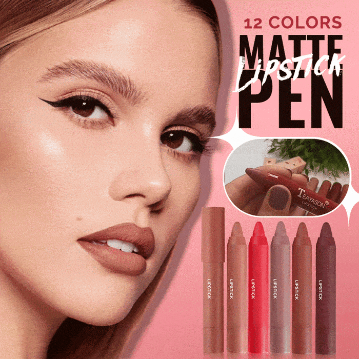 12 Colors Matte Lipstick Pen Zaavio®