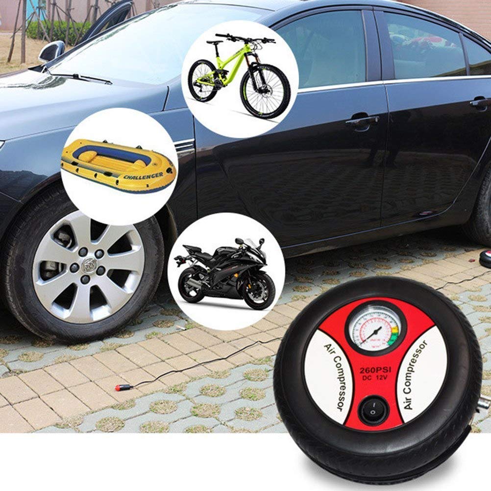 Car Air Pump Tyre Inflator Portable Air Compressure for Bike Cycle - Portable Tire Inflator Portable Tire Inflator