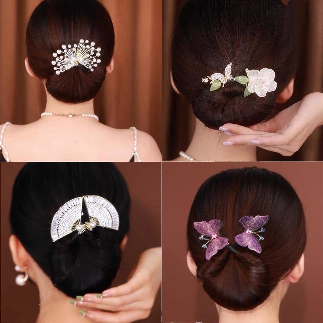 Elegant Lazy Hair Curler Flower & Butterfly Ins Style Elegant Lazy Hair Curler