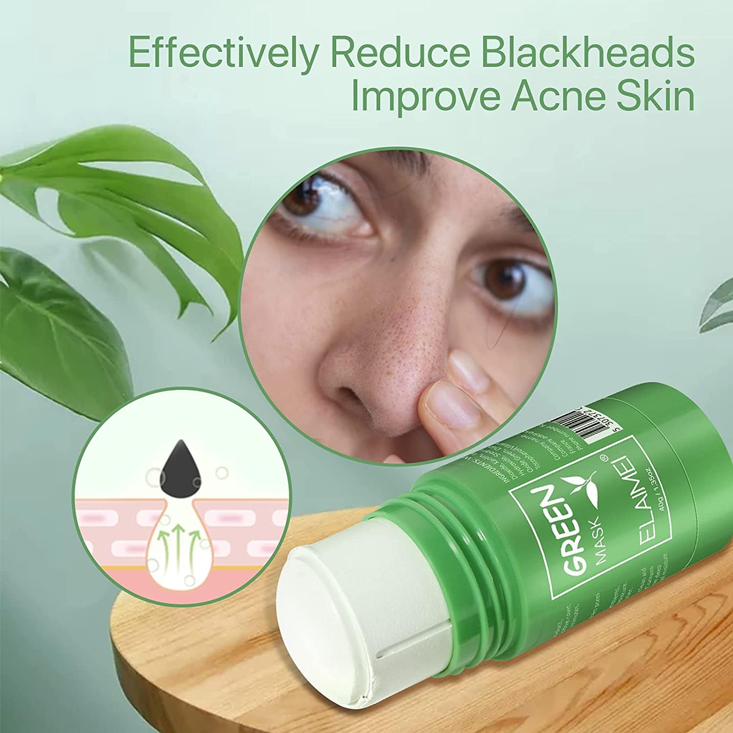Green Tea Pore Control Stick Mask Large Stick Green Tea Pore Control Stick Mask
