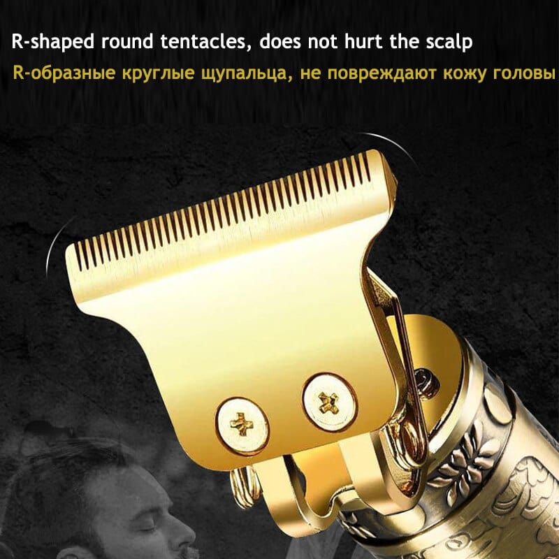 Mens Trimmer Beard Clipper Cutting Machine Hair Shaving Razor Trimmer + 4 Attachments Men's Beard Trimmer